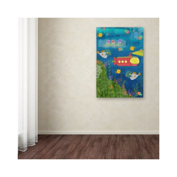 Trademark Fine Art Jyotsna Warikoo 'Under The Sea' Canvas Art, 30x47 - ALI17641-C3047GG