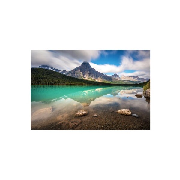 Trademark Fine Art Pierre Leclerc 'Waterfowl Lake Dream' Canvas Art, 30x47 - PL00472-C3047GG