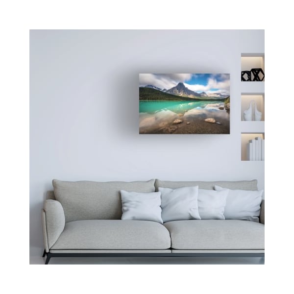 Trademark Fine Art Pierre Leclerc 'Waterfowl Lake Dream' Canvas Art, 30x47 - PL00472-C3047GG