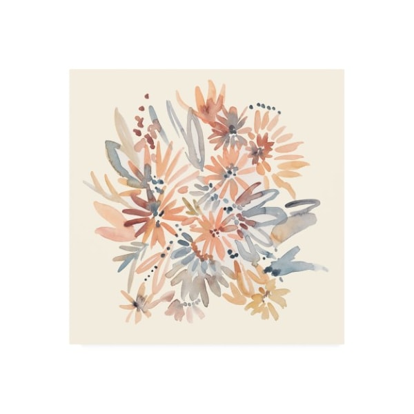 Trademark Fine Art Chariklia Zarris 'Wallflowers I' Canvas Art, 35x35 - WAG10383-C3535GG