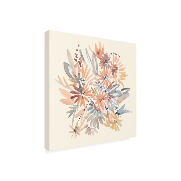 Trademark Fine Art Chariklia Zarris 'Wallflowers I' Canvas Art, 35x35 - WAG10383-C3535GG