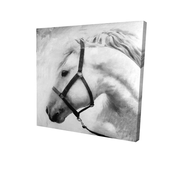 Begin Home Decor 16 x 16 in. Darius The Horse-Print on Canvas - 2080-1616-AN63-1