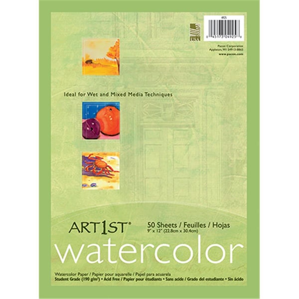 Pacon Art1St Watercolor Pads 9 X 12 - PA97301