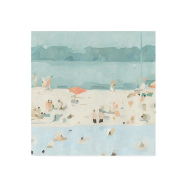 Trademark Fine Art Emma Scarvey 'Sea Glass Sandbar II' Canvas Art, 14x14 - WAG14580-C1414GG