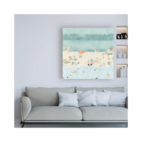 Trademark Fine Art Emma Scarvey 'Sea Glass Sandbar II' Canvas Art, 14x14 - WAG14580-C1414GG
