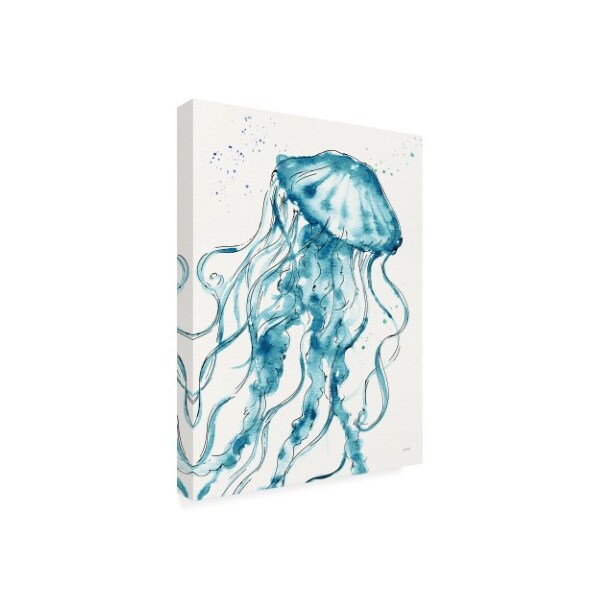 Trademark Fine Art Anne Tavoletti 'Deep Sea X v2 Teal' Canvas Art, 24x32 - WAP11783-C2432GG
