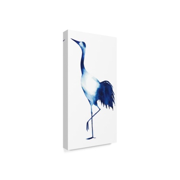 Trademark Fine Art Grace Popp 'Ink Drop Crane Ii' Canvas Art, 12x24 - WAG05650-C1224GG