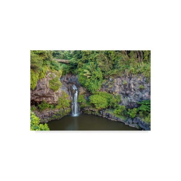 Trademark Fine Art Pierre Leclerc 'Oheo Gulch Maui' Canvas Art, 22x32 - PL00392-C2232GG