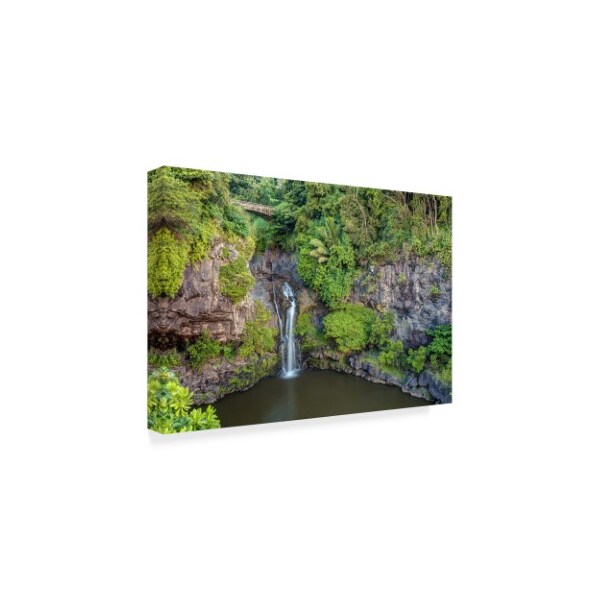 Trademark Fine Art Pierre Leclerc 'Oheo Gulch Maui' Canvas Art, 22x32 - PL00392-C2232GG