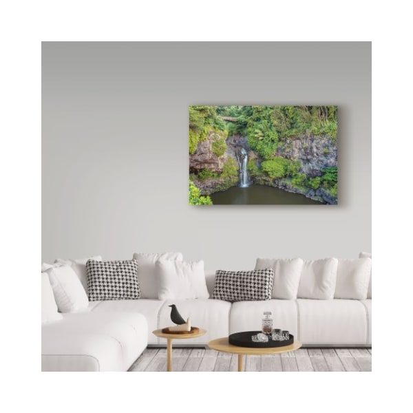 Trademark Fine Art Pierre Leclerc 'Oheo Gulch Maui' Canvas Art, 22x32 - PL00392-C2232GG