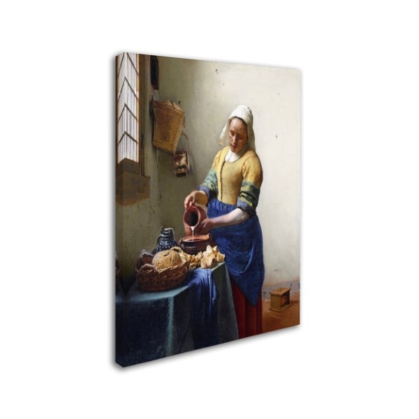 Trademark Fine Art Jan Vermeer 'The Milkmaid 1658-60' Canvas Art, 35x47 - BL01442-C3547GG
