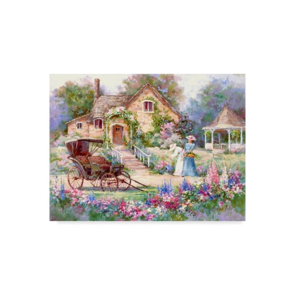 Trademark Fine Art Barbara Mock 'Cottage Afternoon' Canvas Art, 14x19 - ALI38949-C1419GG