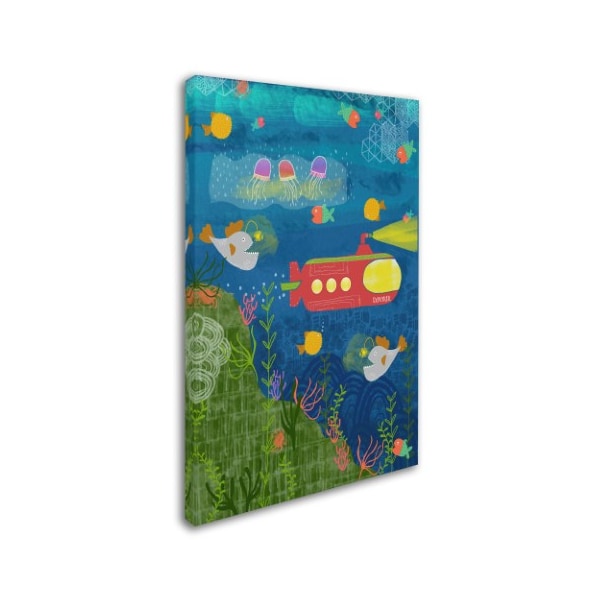 Trademark Fine Art Jyotsna Warikoo 'Under The Sea' Canvas Art, 22x32 - ALI17641-C2232GG