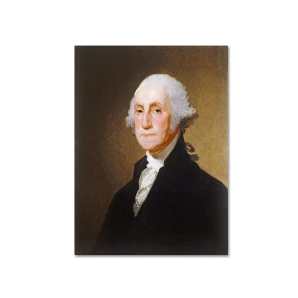 Trademark Fine Art Gilbert Stuart 'George Washington 1821' Canvas Art, 35x47 - BL01355-C3547GG