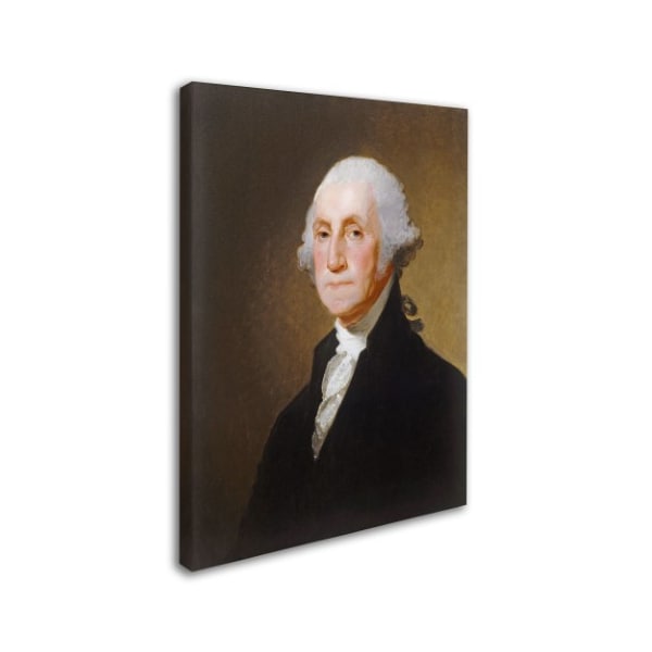 Trademark Fine Art Gilbert Stuart 'George Washington 1821' Canvas Art, 35x47 - BL01355-C3547GG