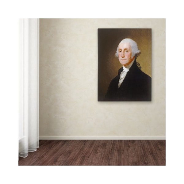 Trademark Fine Art Gilbert Stuart 'George Washington 1821' Canvas Art, 35x47 - BL01355-C3547GG