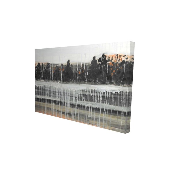 Fondo 20 x 30 in. Rainy Fall Landscape-Print on Canvas - FO2777334
