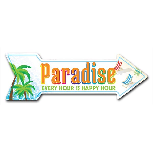 Amistad 24 in. Vinyl Wall Decals - Paradise - AM3942996