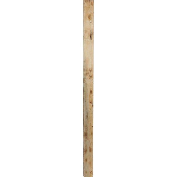 Ekena Millwork 15"W x 72"H x 3 1/2"D Vintage Farmhouse 5 Rung Ladder, Barnwood Decor Collection, Natural Barnwood - DECR015X072X04LDRUF