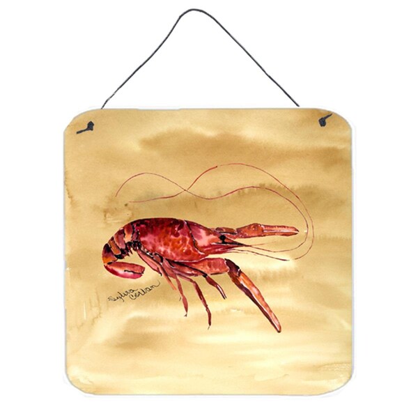 Micasa Crawfish Aluminium Metal Wall or Door Hanging Prints - MI628781