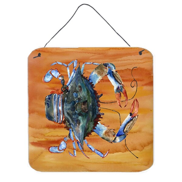Micasa Crab Aluminium Metal Wall or Door Hanging Prints - MI718791