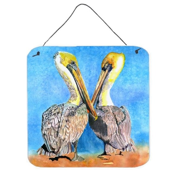 Jensendistributionservices Bird - Pelican Aluminium Metal Wall or Door Hanging Prints - MI231711