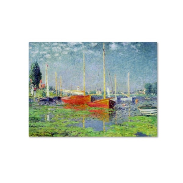 Trademark Fine Art Claude Monet 'Argenteuil' Canvas Art, 14x19 - BL01174-C1419GG
