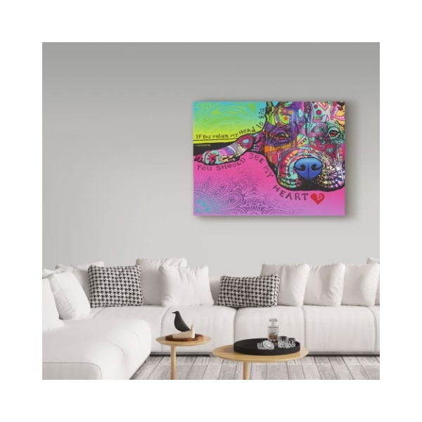 Trademark Fine Art Dean Russo 'You Should See My Heart' Canvas Art, 24x32 - ALI34050-C2432GG