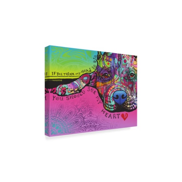 Trademark Fine Art Dean Russo 'You Should See My Heart' Canvas Art, 24x32 - ALI34050-C2432GG