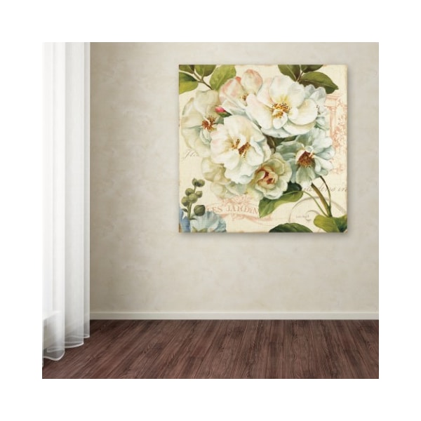 Trademark Fine Art Lisa Audit 'Les Jardin III' Canvas Art, 14x14 - WAP0203-C1414GG