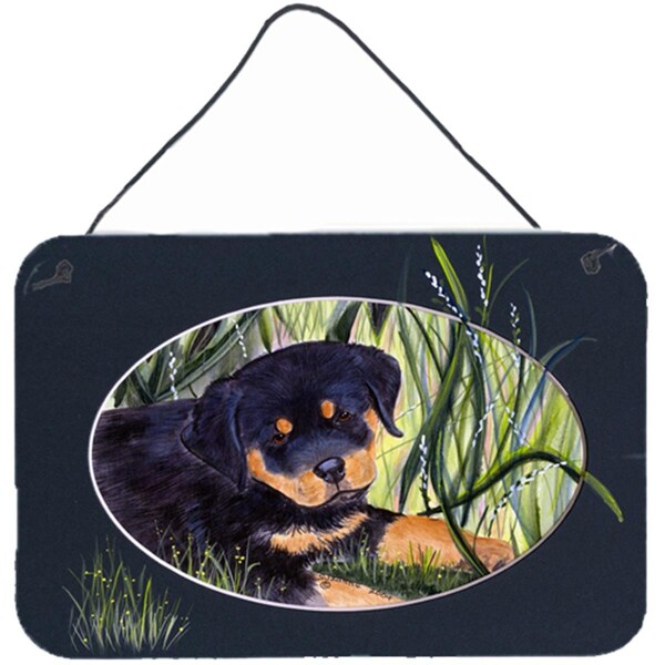 Carolines Treasures Rottweiler Indoor Aluminium Metal Wall Or Door Hanging Prints - SS8053DS812