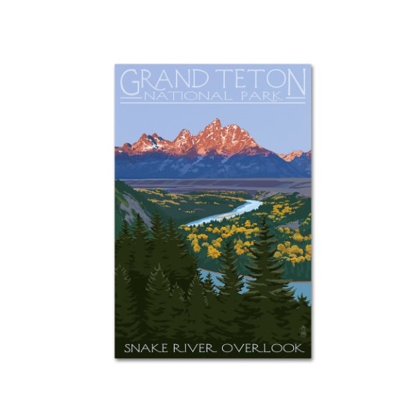 Trademark Fine Art Lantern Press 'National Park 10' Canvas Art, 12x19 - ALI9314-C1219GG