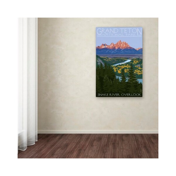 Trademark Fine Art Lantern Press 'National Park 10' Canvas Art, 12x19 - ALI9314-C1219GG
