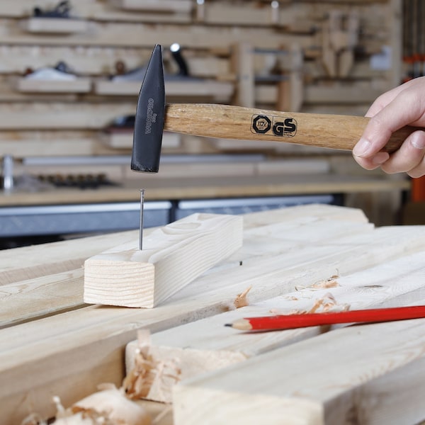 Prime-Line WORKPRO Machinists Hammer with Hardwood Handle, Drop Forged Carbon Steel - W041017