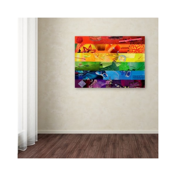 Trademark Fine Art Artpoptart 'Gay' Canvas Art, 35x47 - ALI15802-C3547GG