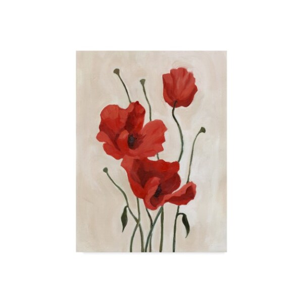 Trademark Fine Art Emma Scarvey 'Poppy Bouquet Ii' Canvas Art, 14x19 - WAG08567-C1419GG