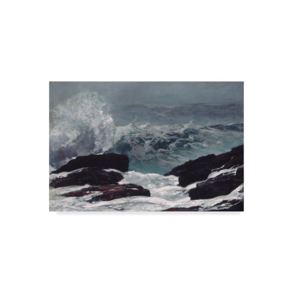 Trademark Fine Art Winslow Homer 'Maine Coast, 1896 ' Canvas Art, 16x24 - BL02371-C1624GG