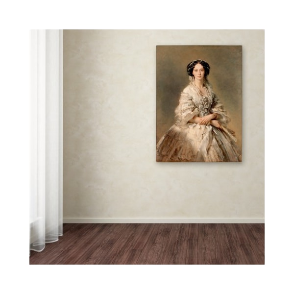 Trademark Fine Art Winterhalter 'Portrait Of Empress Maria Alexandrovna' Canvas Art, 35x47 - AA01226-C3547GG