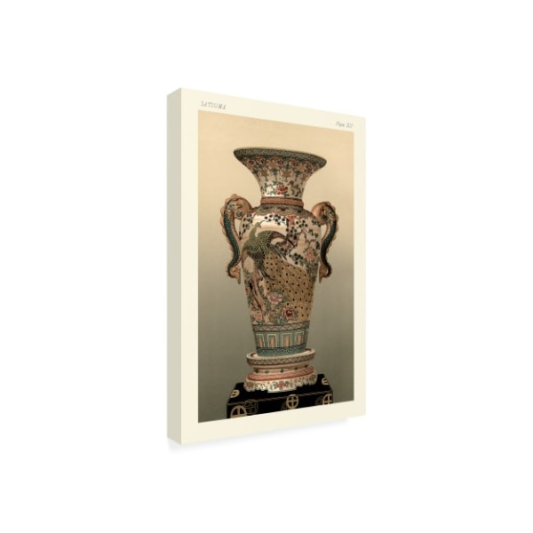 Trademark Fine Art George Audsley 'Satsuma Vase Pl. XII' Canvas Art, 12x19 - WAG14852-C1219GG