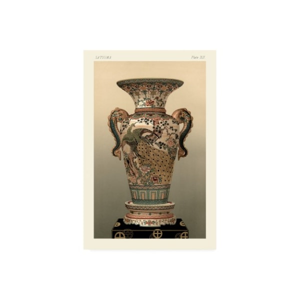 Trademark Fine Art George Audsley 'Satsuma Vase Pl. XII' Canvas Art, 12x19 - WAG14852-C1219GG