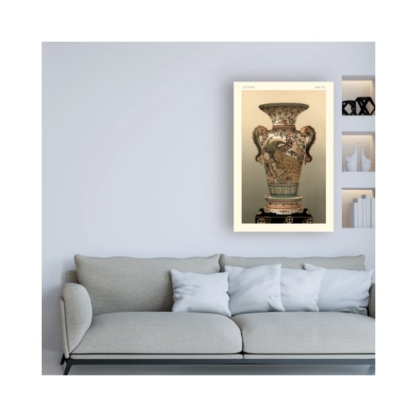 Trademark Fine Art George Audsley 'Satsuma Vase Pl. XII' Canvas Art, 12x19 - WAG14852-C1219GG