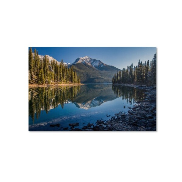 Trademark Fine Art Pierre Leclerc 'Jasper Morning' Canvas Art, 16x24 - PL0124-C1624GG