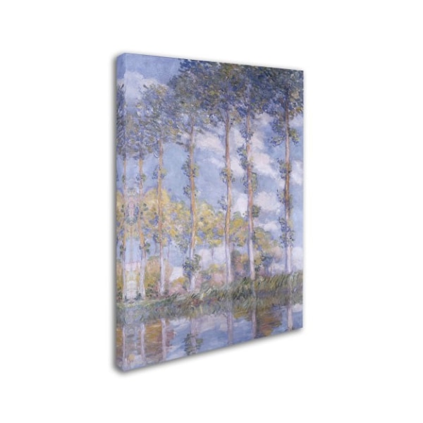 Trademark Fine Art Claude Monet 'The Poplars' Canvas Art, 30x47 - BL01182-C3047GG