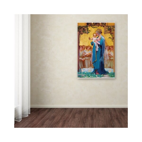Trademark Fine Art Vintage Lavoie 'Religious 1' Canvas Art, 12x19 - ALI20014-C1219GG