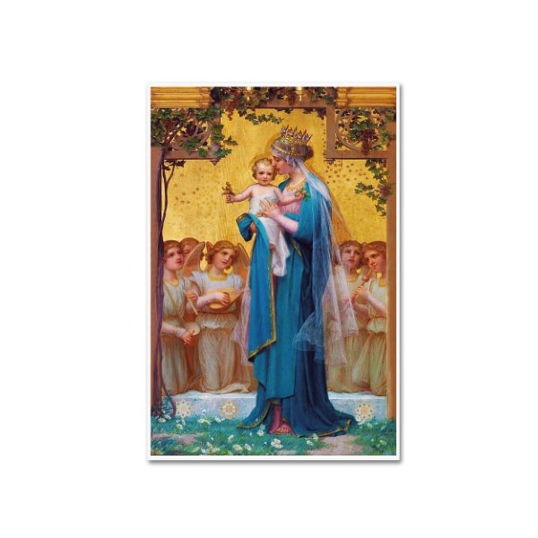 Trademark Fine Art Vintage Lavoie 'Religious 1' Canvas Art, 12x19 - ALI20014-C1219GG