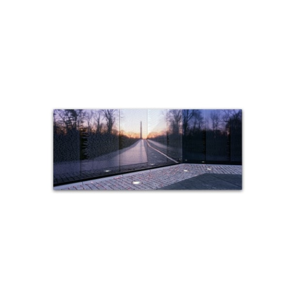 Trademark Fine Art Gregory O'Hanlon 'The Wall Vietnam Veterans Memorial' Canvas Art, 8x19 - GO0055-C819GG