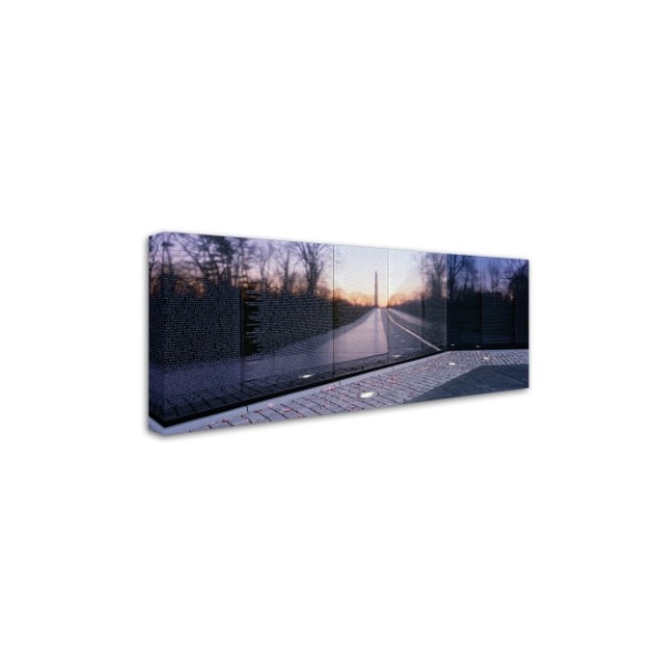 Trademark Fine Art Gregory O'Hanlon 'The Wall Vietnam Veterans Memorial' Canvas Art, 8x19 - GO0055-C819GG