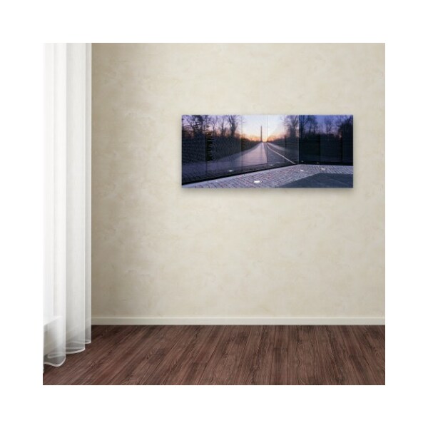 Trademark Fine Art Gregory O'Hanlon 'The Wall Vietnam Veterans Memorial' Canvas Art, 8x19 - GO0055-C819GG