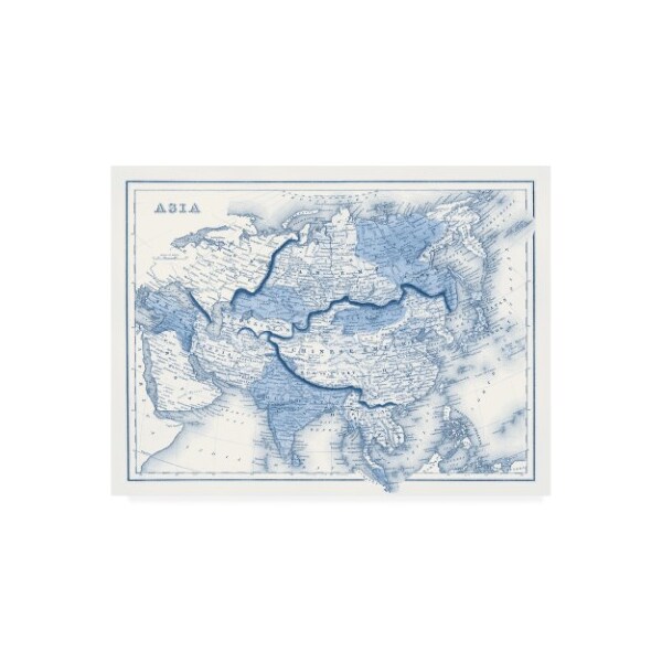 Trademark Fine Art Vision Studio 'Asia In Shades Of Blue' Canvas Art, 18x24 - WAG13833-C1824GG
