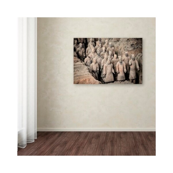 Trademark Fine Art Philippe Hugonnard 'Terracotta Army IX' Canvas Art, 12x19 - PH0345-C1219GG
